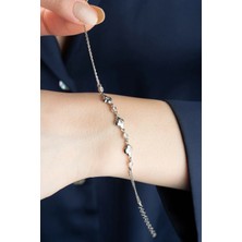 EDSA Silver 925 Ayar Gümüş Çiçek Bileklik