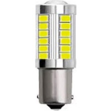 Kuzey Aksesuar 33 LED Geri Vites Ampül LED Beyaz 12V 1 Tk 2 Adet Tek Duy