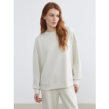 Lc Waikiki Yeni Sezon Soft Touch Oversize Kadın Sweatshirt