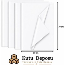 Kutu Deposu 50X70 cm Beyaz Pelur Kağıt  (1 Kg)