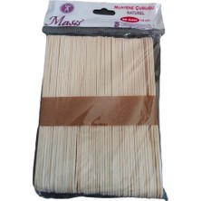 Masis Naturel Ahşap Muayene Çubuğu 50 Adet 14 cm - Tek Kullanımlık Spatula