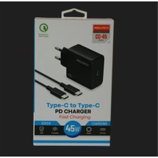 Megatech (CC45) 45W Type-C To Type-C Şarj Aleti