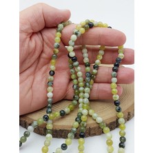 Peridot (Zebercet) Taşı Nane Yeşili Dizi 6mm Aralığı (62260)