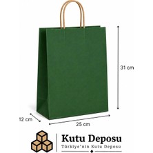 Kutu Deposu 25X31X12 cm Kraft Renk Poşet (25 Adet)