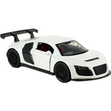 MEGA Die Cast Metal Çek Bırak Beyaz Spor Araba