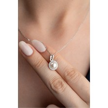 EDSA Silver 925 Ayar Gümüş Inci Model Kolye