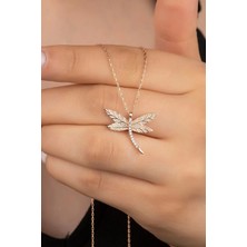 EDSA Silver 925 Ayar Gümüş Desenli Yusufçuk Kolye