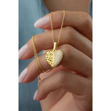 EDSA Silver 925 Ayar Gümüş Kanatlı Kalp Kolye