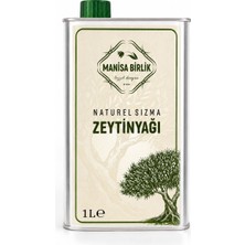 Manisa Birlik 1 Litre Zeytin Yağı Teneke Kutu