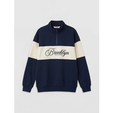 Lc Waikiki Yeni Sezon Dik Yaka Baskılı Erkek Çocuk Sweatshirt