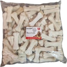Bestpet Pres Köpek Kemiği 9 cm 100\'LÜ Beyaz
