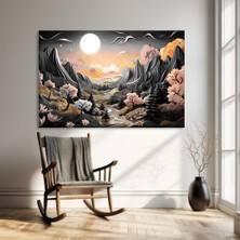 Vogloo Şelale Eden Kanvas Tablo