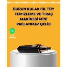 Premini Sessiz USB Şarjlı Burun ve Kulak Kılı Temizleme Cihazı