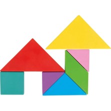 AyrStore 03 569 Ahşap Manyetik Tangram - Oyuncak