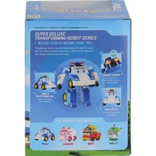 AyrStore Polı MRT-685 Sesli ve Işıklı Robocar Poli Büyük Transforming Robot Poli