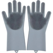 AyrStore Sihirli Isıya Dayanıklı Silikon Çok Amaçlı Bulaşık Eldiven Fırçası Magic Gloves
