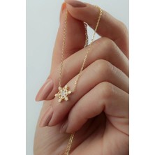 EDSA Silver 925 Ayar Gümüş Minimal Kartanesi Kolye