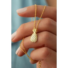 EDSA Silver 925 Ayar Gümüş Ananas Kolye