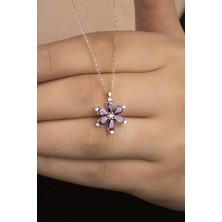 EDSA Silver 925 Ayar Gümüş Lotus Çiçeği Kolye