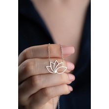EDSA Silver 925 Ayar Gümüş Lotus Kolye