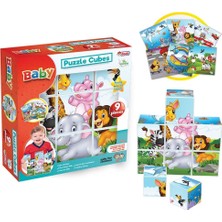 Fen Toys Resimli Küpler 9 Parça  Bebek Aktivite Oyun Seti