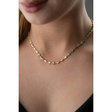 EDSA Silver 925 Ayar Gümüş Gold Bereket Kolye