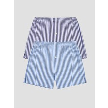 Lc Waikiki Yeni Sezon Çizgili Erkek Çocuk 2'li Boxer