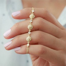 EDSA Silver 925 Ayar Gümüş Trend Bileklik