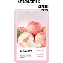 - Şeftali Aromalı Su Bazlı Kayganlaştırıcı - 20ML - Oral ve Anal Uyumlu Sprey - Nefes Tazeler