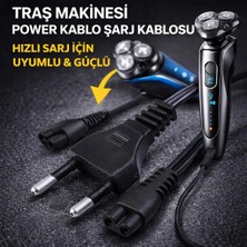 Premini 220V Ac Tıraş Makinesi ve Işıldaklar Için 50CM Güç Kablosu