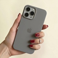 Pronorth IPhone 14 PRO MAX Uyumlu Logolu Soft Yumuşak Içi Kadife Lansman Kapak