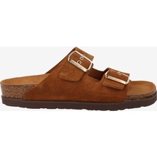  Kadın Terlik G106052 Genuins Hawaıı Velour Camel