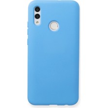 Tedar Huawei P Smart 2019 Kılıf Nano Içi Kadife Silikon - Mavi Najmaddin