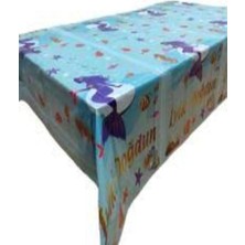 Partyy Bag Deniz Kızı Temalı Masa Örtüsü 120X180