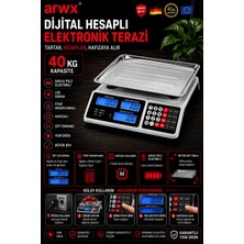Premini 40 kg Hassas Elektronik Terazi, Şarjlı ve Kullanımı Kolay