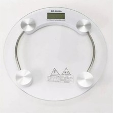 Premini 150 kg Kapasiteli Yuvarlak Dijital Cam Banyo Terazisi