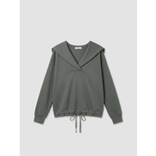 Lc Waikiki Yeni Sezon V Yaka Kadın Sweatshirt