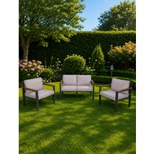 Neokas  Balkon Seti, 1 + 1 + 2  Bahçe Takımı, Masasız,  Kafe Koltuğu, Bekleme Alanı Koltuğu,