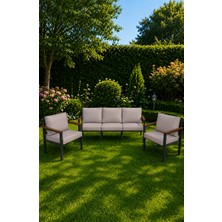 Neokas  Bahçe Takımı, 1+1+3, Balkon Mobilyası, Masasız Kafe Koltuğu, Bekleme Alanı Koltuğu