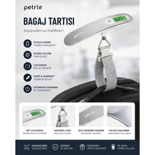 Premini Portatif Dijital 50 kg Askılı Tartı, LCD Göstergeli, Bavul ve Kargo El Kantarı