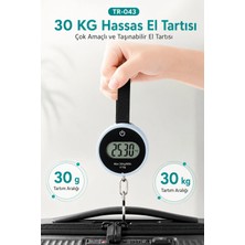 Premini Taşınabilir Dijital El Tartısı 30 Kg, LCD Ekranlı, Kanca, Hafif ve Kullanışlı