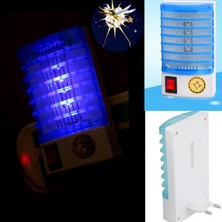 Munico 7 Adet LED Soket Elektrikli Sivrisinek Sinek Bug Böcek Tuzak Öldürücü Zapper Gece Lambası Işık