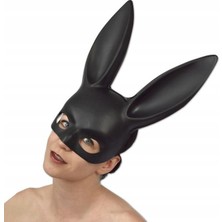 Munico 5 Adet Playboy Tavşan Maskesi Siyah Hefner Bunny Kulakları