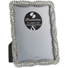 Paşabahçe Sarmasık Çerçeve 13X18 cm Silver, Şık Fotoğraf Çerçevesi