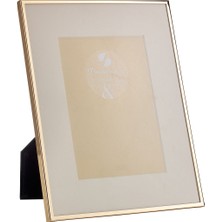 Paşabahçe Crate Metal Çerçeve 13X18 cm Gold, Şık Fotoğraf Çerçevesi