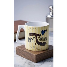 Eylül Design Super Dad Kupa Bardak Babalar Günü Hediyesi Lüks Kupa Kahve Mug