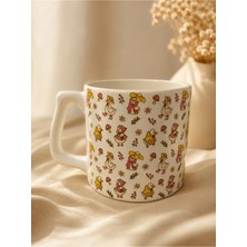 Eylül Design Vintage Ducklings Özel Tasarım Baskılı Lüks Seramik Kupa Kahve Mug