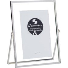 Paşabahçe Stand Çerçeve 10X15 cm Silver, Şık Fotoğraf Çerçevesi