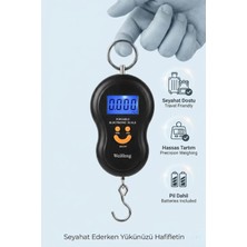 Premini Dijital El Tartısı 50 Kg, Hassas Elektronik Valiz ve Bavul Tartısı