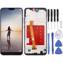 Huawei P20 Lite LCD Ekran Dokunmatik Full Çıtalı Siyah 